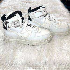 Nike Air Force 1 HI UT 2.0 Platform Sneaker Boots White